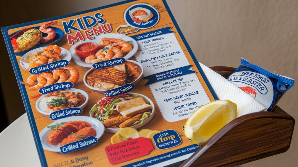 Red Lobster Kids Menu