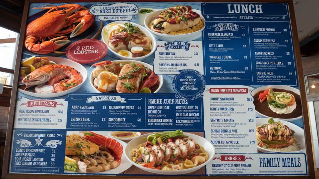 Red Lobster Weekday Lunch Menu