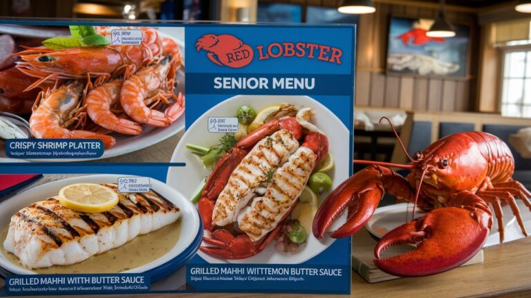 Red Lobster Senior Menu With Prices & Discount